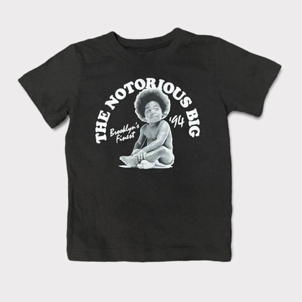 The Notorious Big Black Toddler Tee Size 3T Unisex